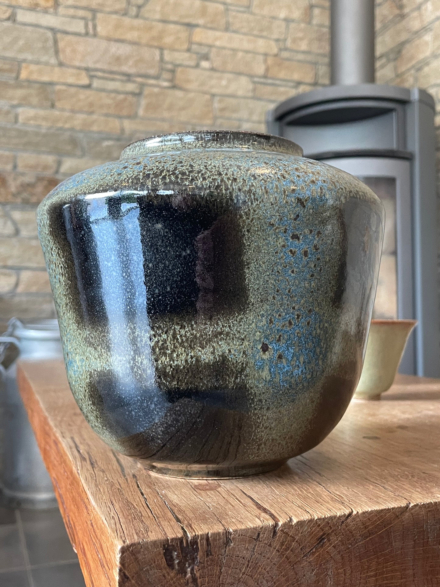 VASE À MOTIFS CARRÉS