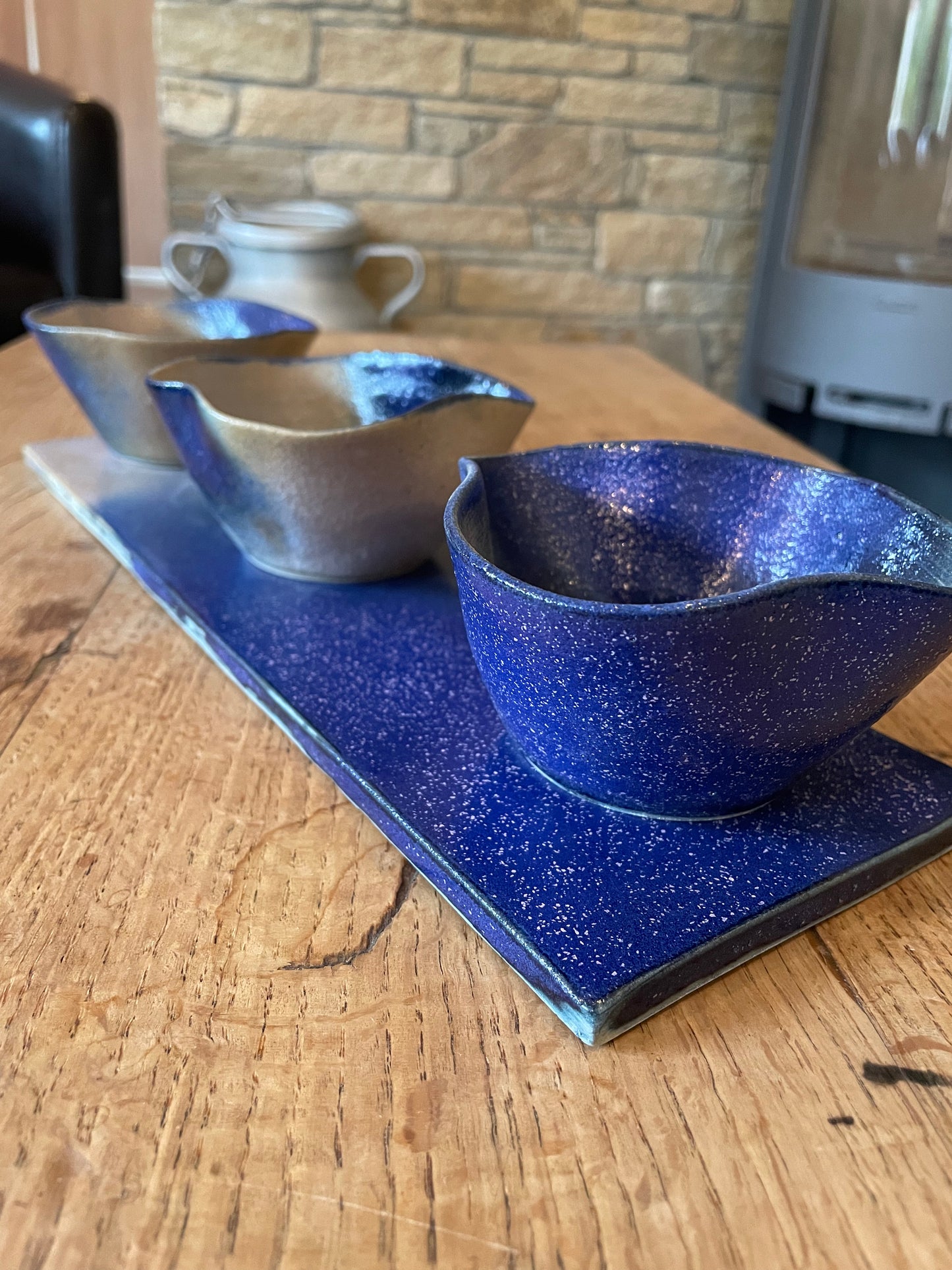 PLATEAU APÉRO BLEU ET ROSE